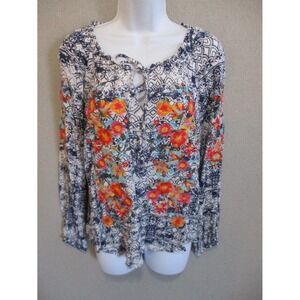 Savanna Jane Embroidered Top Size Small